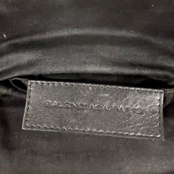 Balenciaga Black Motocross Fold-over Clutch - Picture 5 of 5